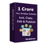 1 Carore Pre-written Articles Bundel